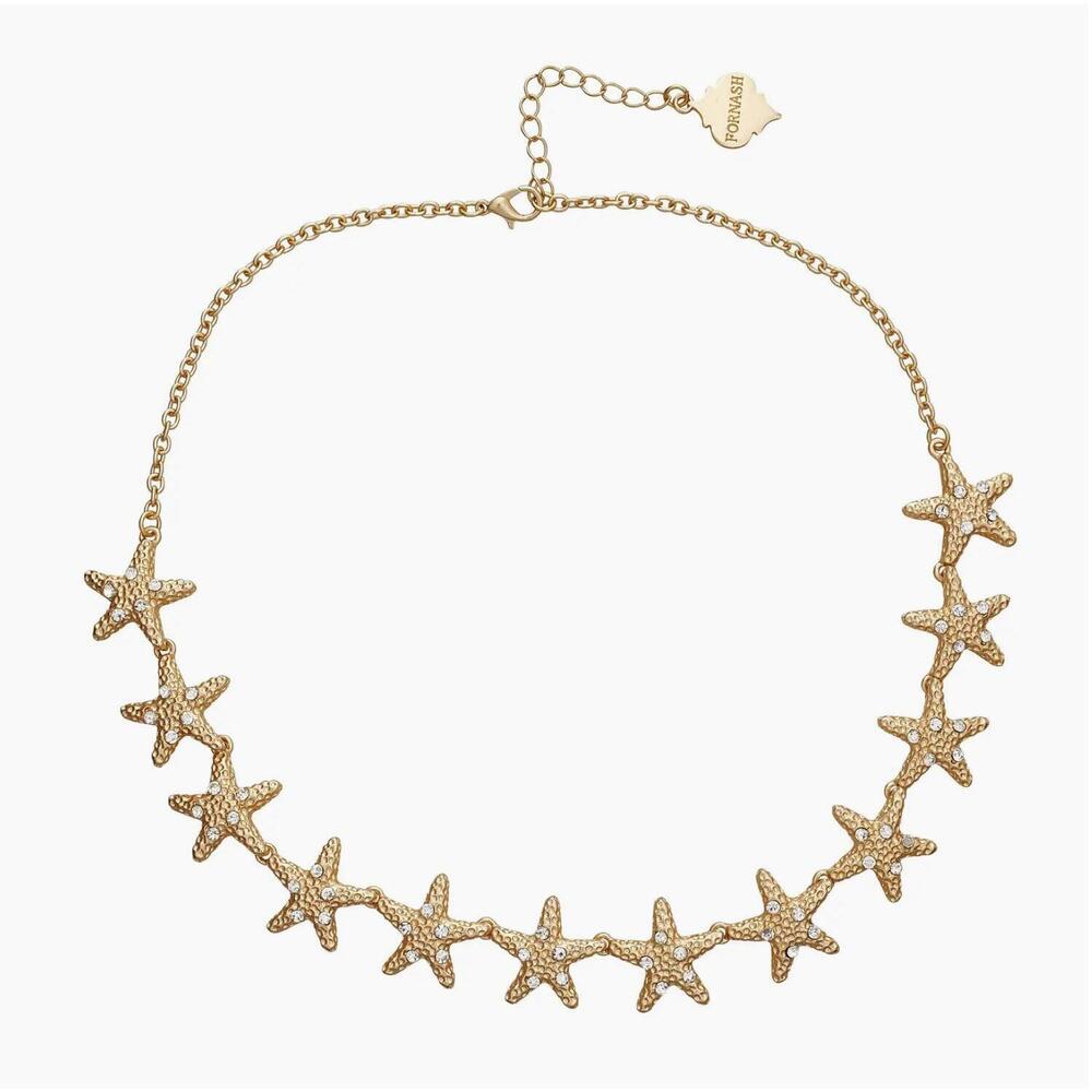 NEW FORNASH women's seeing stars necklace in gold